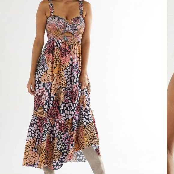 Anthropologie Dresses & Skirts - Anthropologie smocked maxi dress